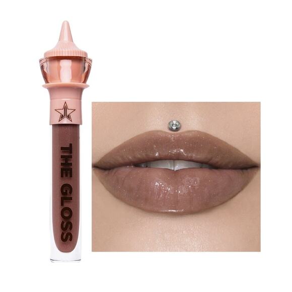 JEFFREE STAR COSMETICS The Gloss in Table Top Lip Gloss Chocolate Brown - NIB - Picture 1 of 6